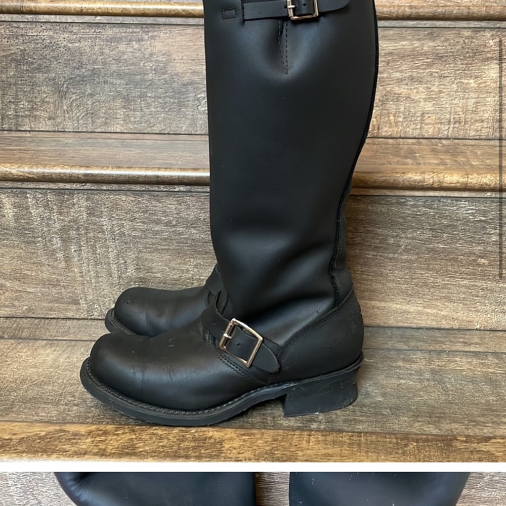 FRYE Women's Engineer 15R Boot size 8, black